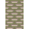Medium Gray, Grass Green, Brown, Black / 2' x 3'