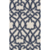 Light Gray, Dark Blue / 3'3" x 5'3"