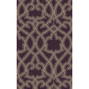 Taupe, Plum / 2' x 3'