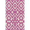 Ivory, Magenta / 2' x 3'