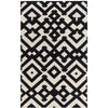 Black, Light Beige / 2' x 3'