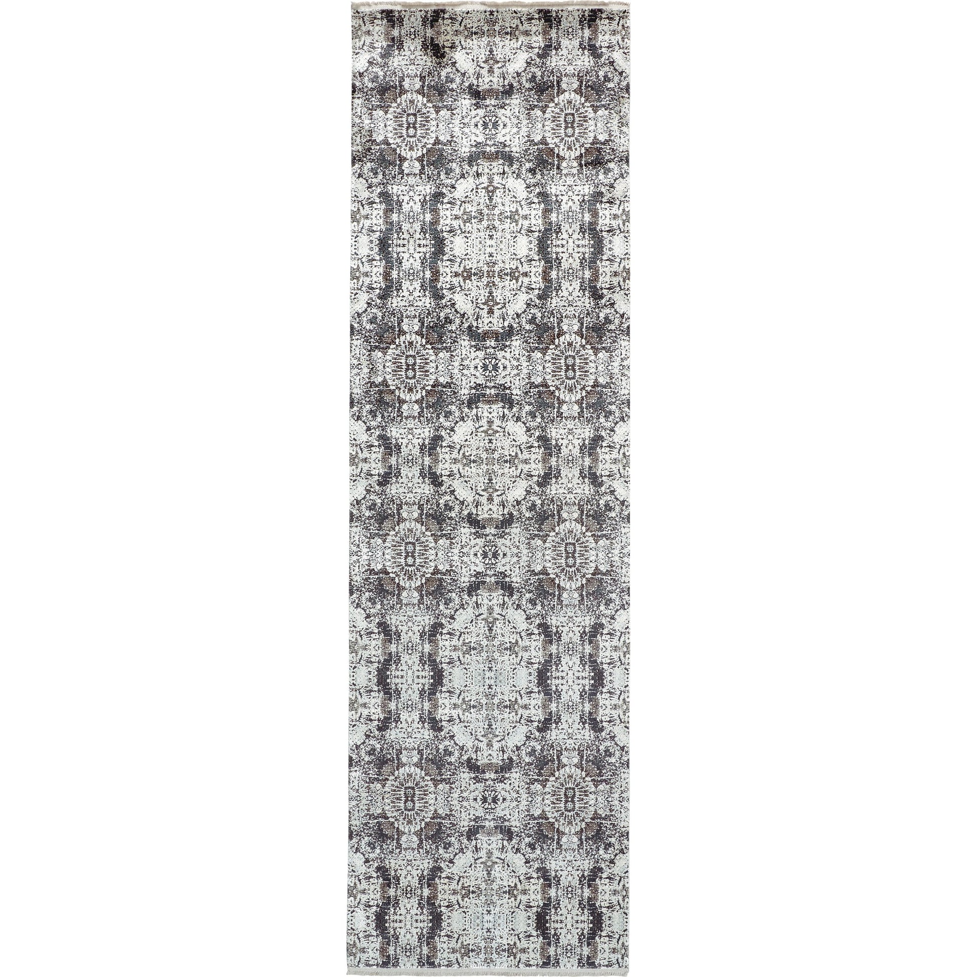 Cadiz Rug - 3989F by Feizy in gray, ivory, taupe. Made from viscose, acrylic in a unique style.