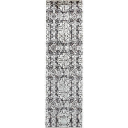 Cadiz Rug - 3989F by Feizy in gray, ivory, taupe. Made from viscose, acrylic in a unique style.