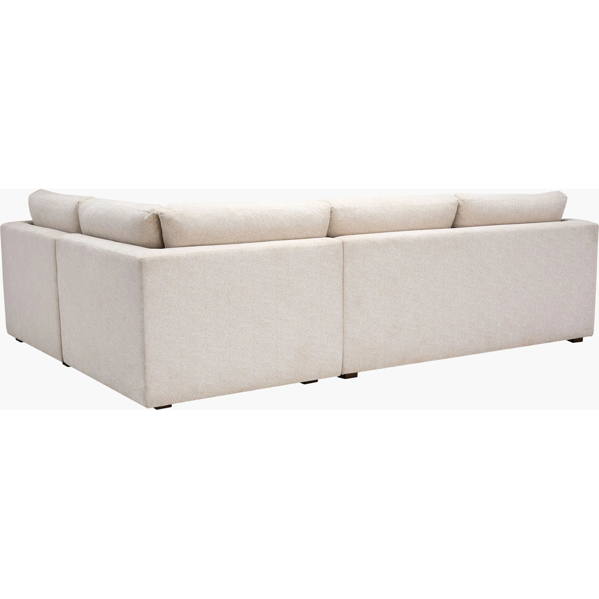 Pedersen Sofa - 539406 by Surya in brown and stained. Made from polyester, poplar, plywood, rubber wood, polyurethane foam, duck feathers in a modern style.