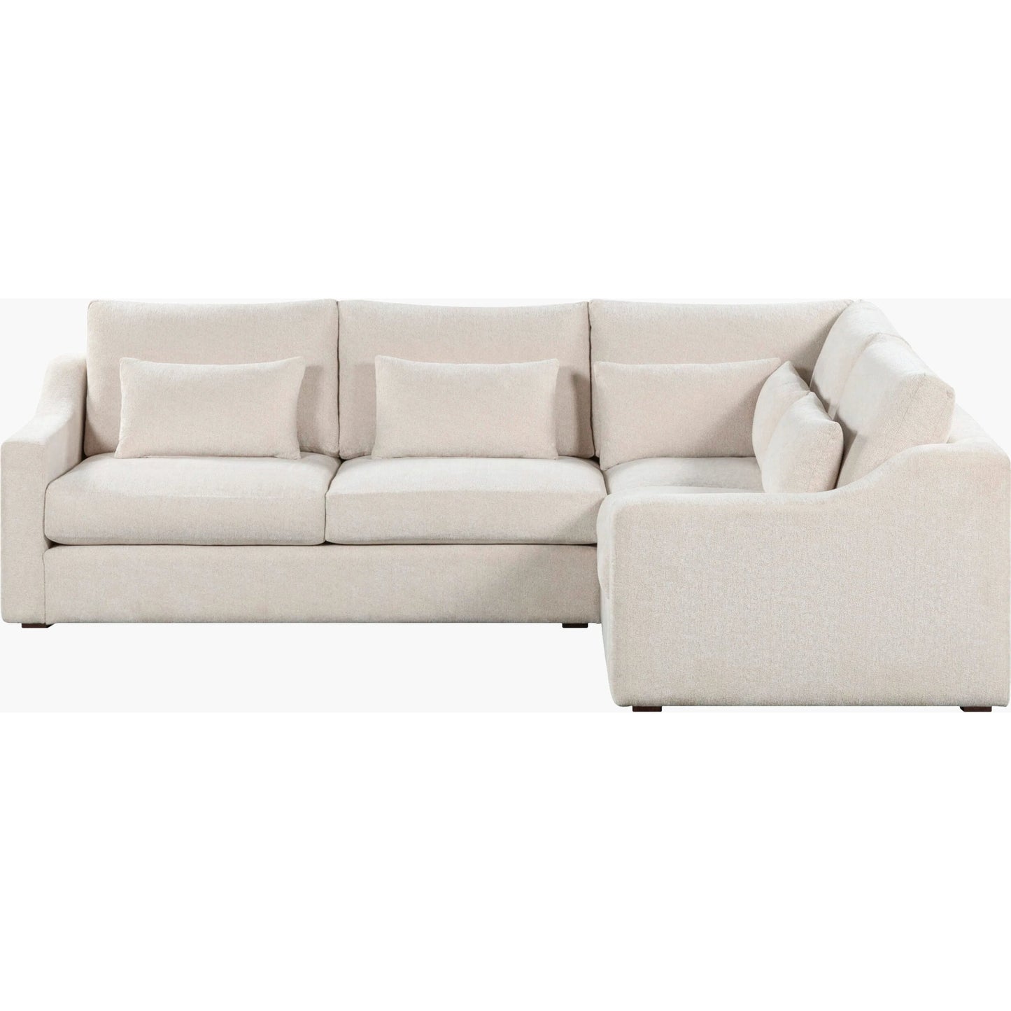 002 SI-2169231 | Additional Silo | Pedersen Sofa - 539406 by Surya in brown and stained. Made from polyester, poplar, plywood, rubber wood, polyurethane foam, duck feathers in a modern style.