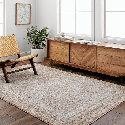 Presidential Rug - 524837 by Livabliss in taupe, ivory, slate blue, sand, chestnut. Made from polyester in a unique style.