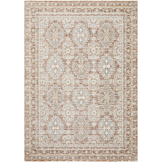 Presidential Rug - 524837 by Livabliss in taupe, ivory, slate blue, sand, chestnut. Made from polyester in a unique style.