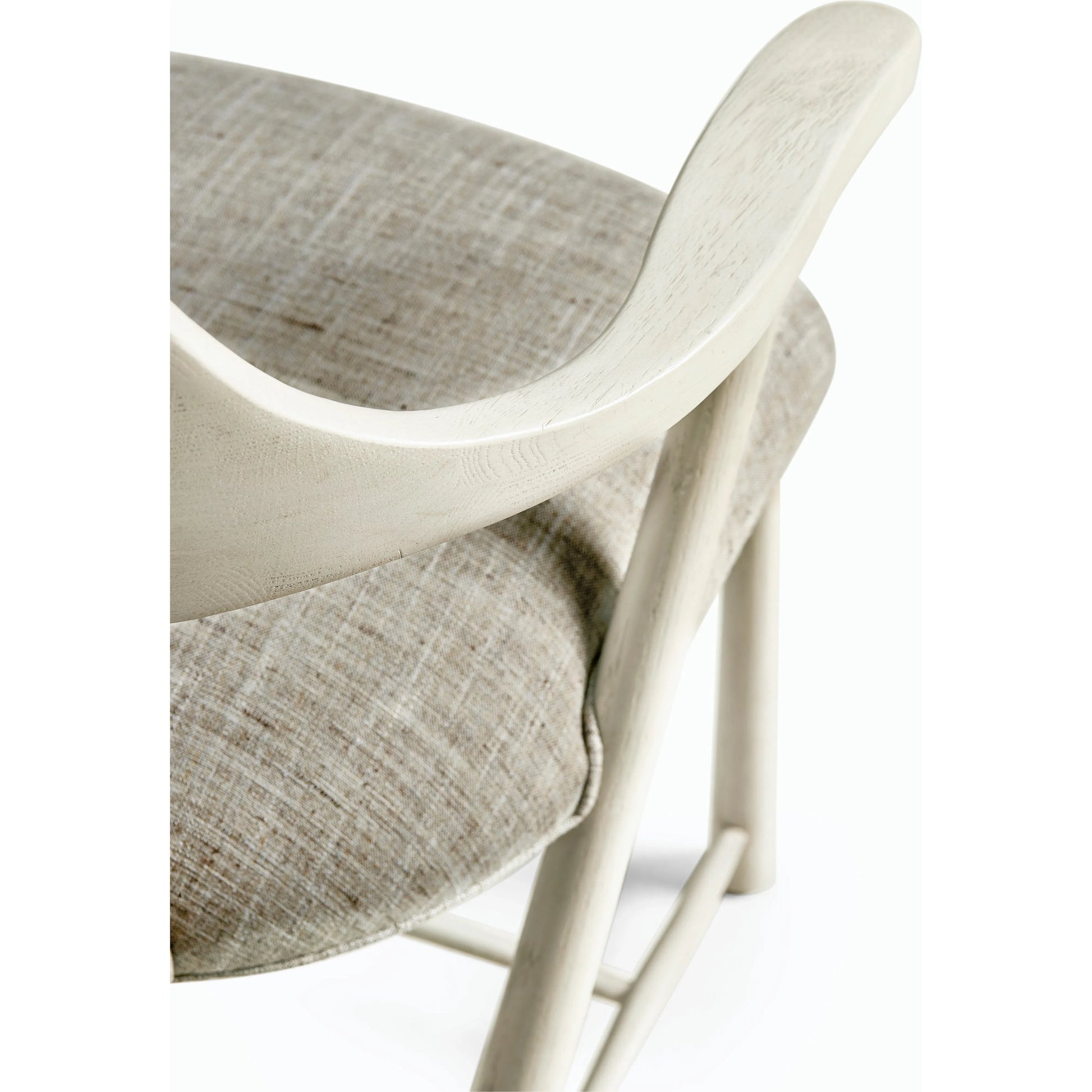 Reimagined Transient Captains Chair by Jonathan Charles in country white oak. Made from oak in a modern style.