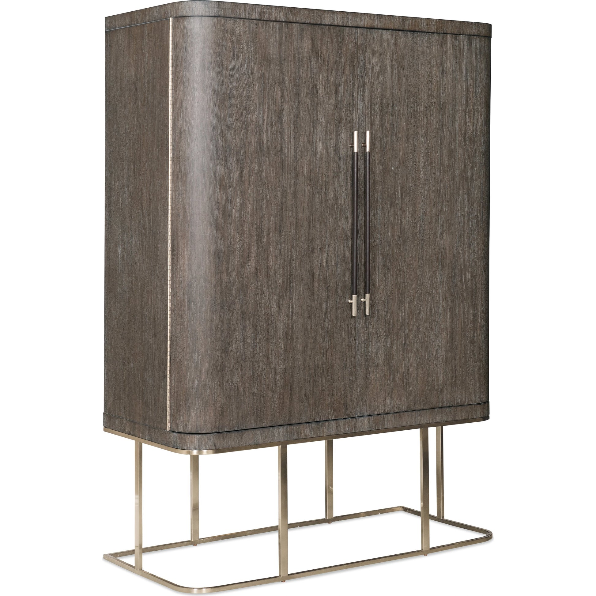 Modern Mood Wardrobe by Hooker Furniture. Made from oak veneers, metal in a modern style.