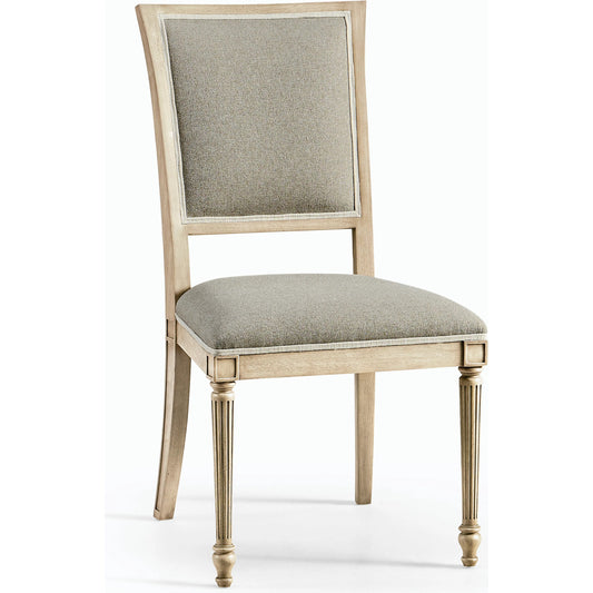 001 SI-2186305 | Primary Silo | Timeless Flare Uph. Side Chair by Jonathan Charles. Made from beech wood, foam, fabric in a modern style.
