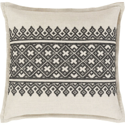Pentas Pillow - 13841 by Surya. Made from 55% linen, 45% cotton in a cottage & farmhouse style.