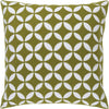 Lime, Ivory / Down Feather / 18" x 18"