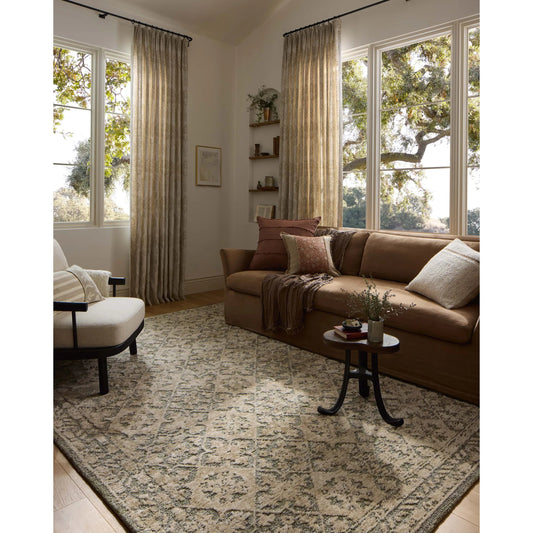 Percival PCV-07 Rug by Loloi in sage, stone. Made from 100% polyester in a unique style.
