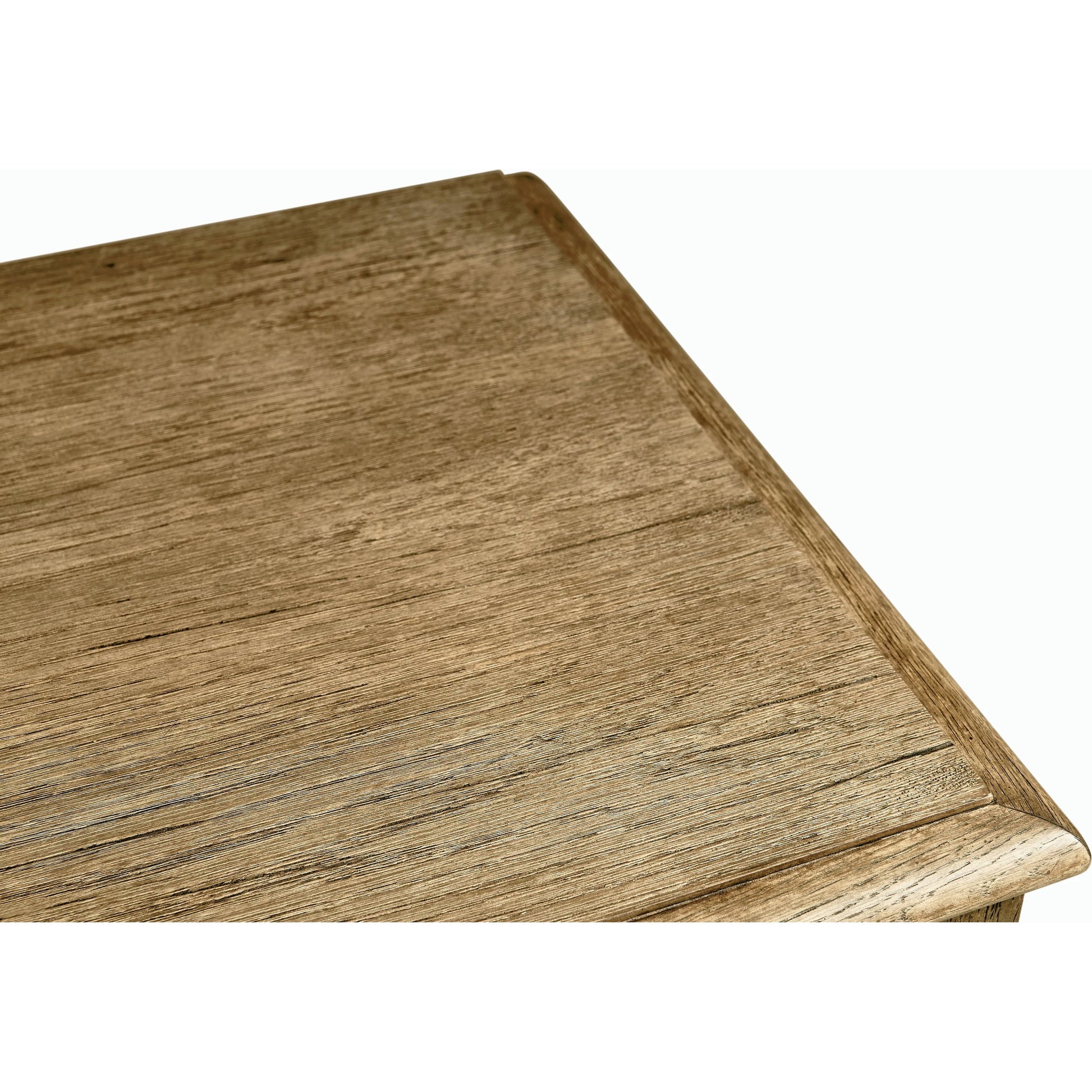 Timeless Eon Rustic French Credenza by Jonathan Charles in brown and stripped brown chestnut. Made from oak in a modern style.