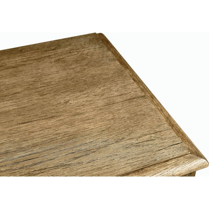 Timeless Eon Rustic French Credenza by Jonathan Charles in brown and stripped brown chestnut. Made from oak in a modern style.