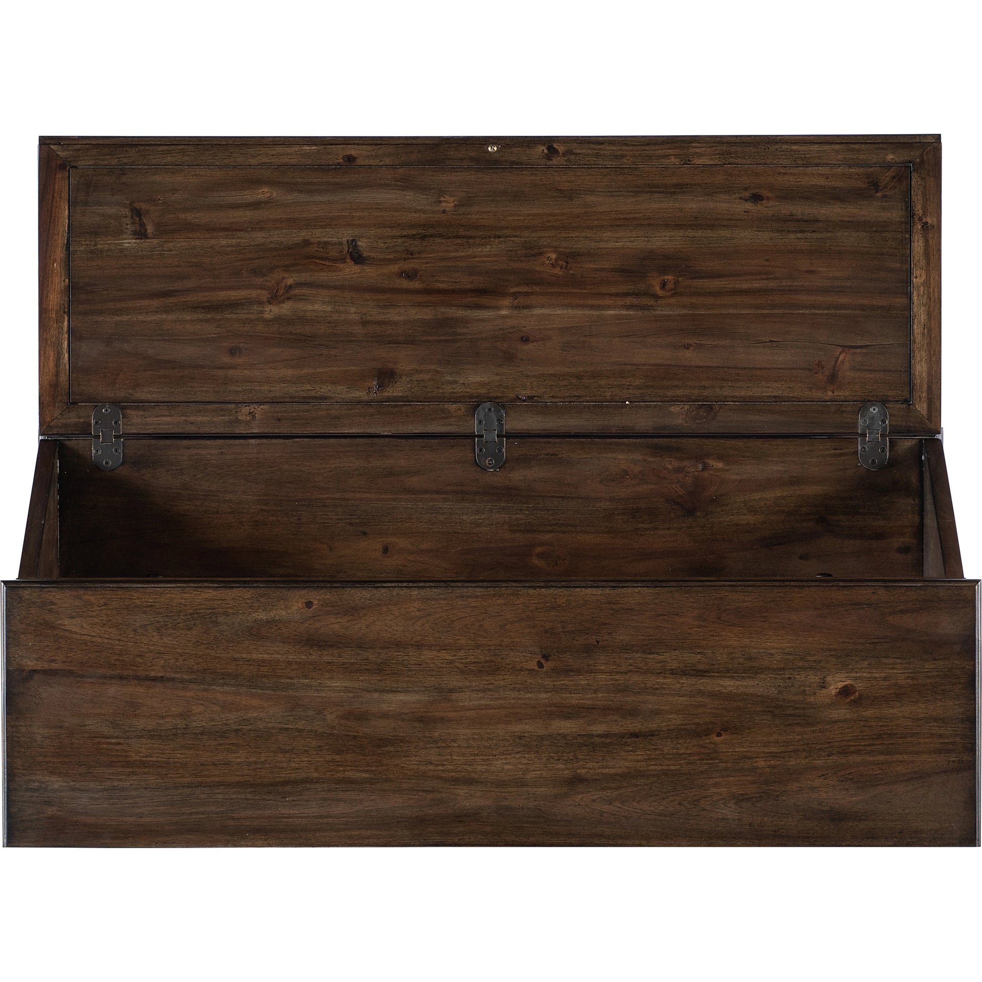 Commerce and Market Secretariat Secretary by Hooker Furniture in dark wood. Made from clean acacia solids in a transitional style.
