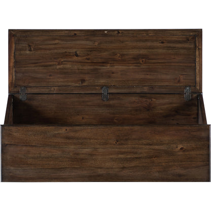 Commerce and Market Secretariat Secretary by Hooker Furniture in dark wood. Made from clean acacia solids in a transitional style.