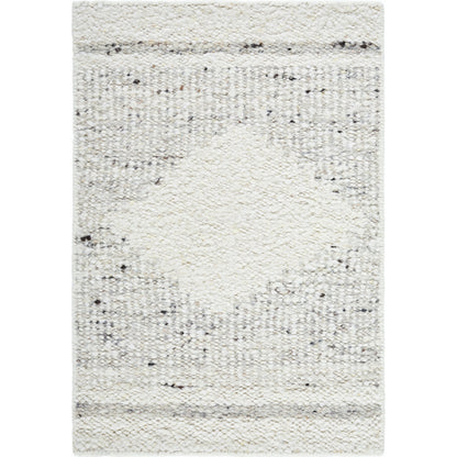 Peru Rug - 516939 by Surya in light silver, off-white, silver, slate. Made from wool in a unique style.