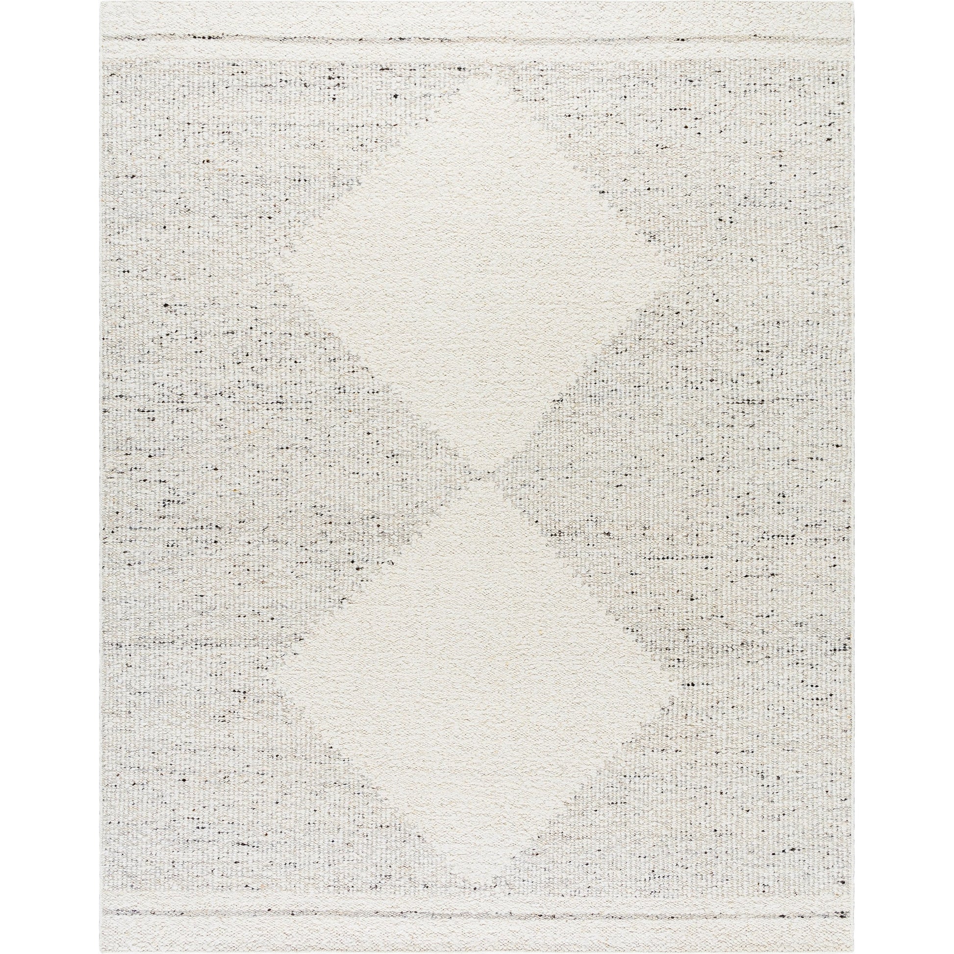 Peru Rug - 516939 by Surya in light silver, off-white, silver, slate. Made from wool in a unique style.