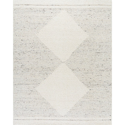 Peru Rug - 516939 by Surya in light silver, off-white, silver, slate. Made from wool in a unique style.
