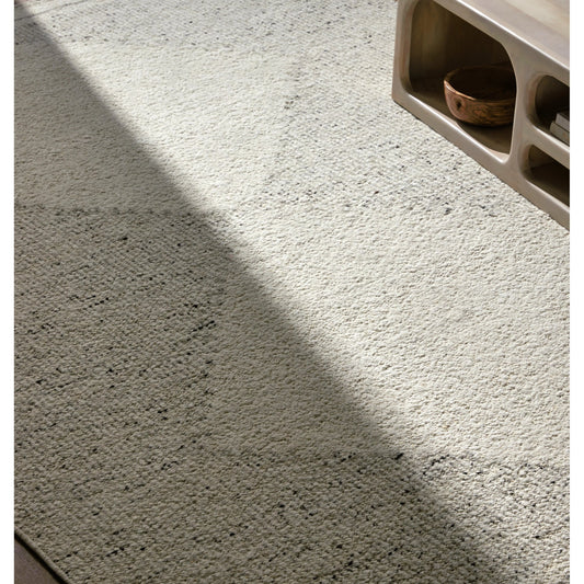 Peru Rug - 516939 by Surya in light silver, off-white, silver, slate. Made from wool in a unique style.
