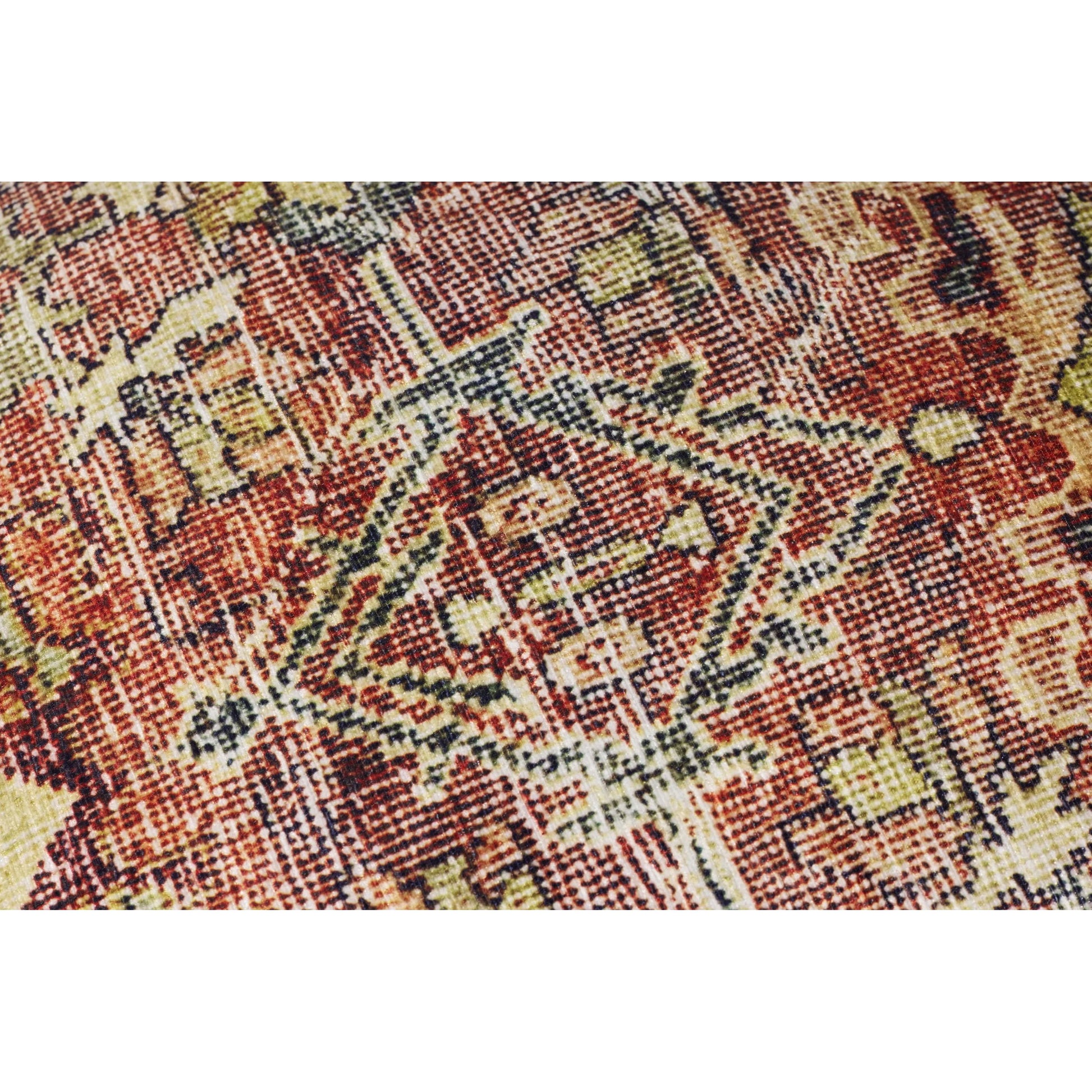 LPFLAY2 Pouf by Loloi in spice. Made from 100% polyester in a traditional style.