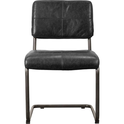 Cobain Dining Chair by LH Imports in light black. Made from unique in a traditional style.