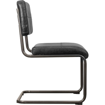 Cobain Dining Chair by LH Imports in light black. Made from unique in a traditional style.