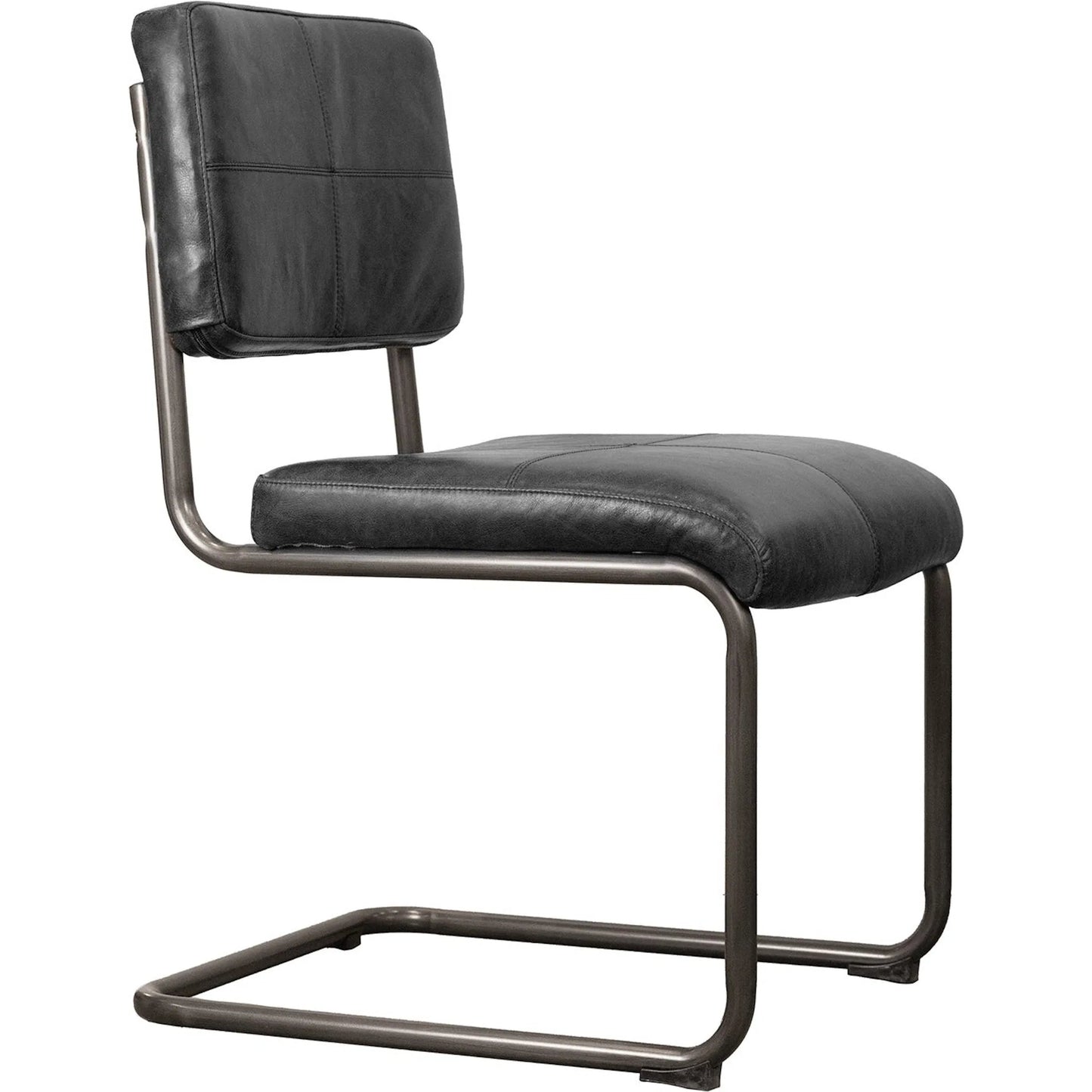 001 SI-2452891 | Primary Silo | Cobain Dining Chair by LH Imports in light black. Made from unique in a traditional style.