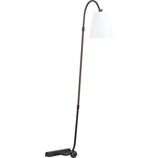 Holliston Floor Lamp by Troy in forged iron. Made from unique in a modern style.