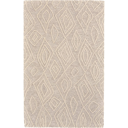 Enzo Transitional Diamond Rug - 8738F by Feizy in tan, ivory. Made from wool in a unique style.