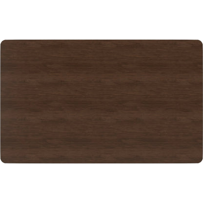 Verge Rectangular Dining Table by A.R.T. Furniture in handcrated walnut. Made from poplar, parawood solids, walnut veneer in a traditional style.