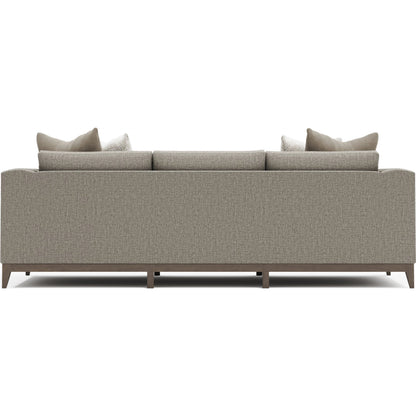 Noel 100" Fabric Sofa by Bernhardt in grey. Made from fabric, wood in a unique style.