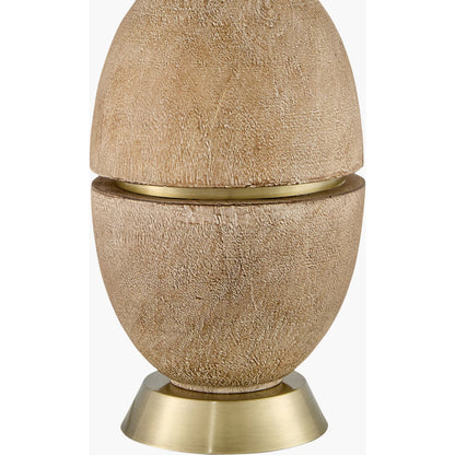 Puglia Accent Table Lamp by Livabliss in metallic, plated, painted. Made from resin, iron, linen in a transitional style.