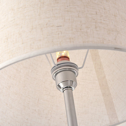 Jade Table Lamp by Pasargad Home in white. Made from metal, ceramic in a modern style.