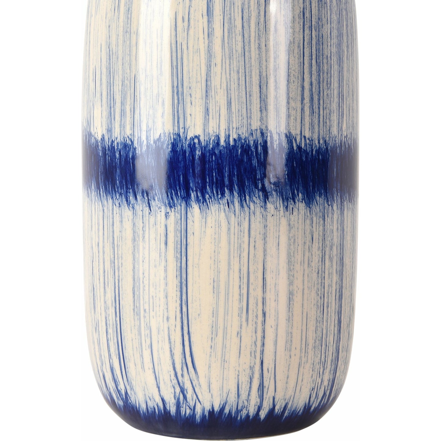 003 SI-1834224 | Closeup | Garcia Table Lamp by Pasargad Home in white, blue. Made from metal, ceramic in a transitional style.