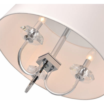 Azure Chandelier by Pasargad Home in silver. Made from metal, glass in a traditional style.