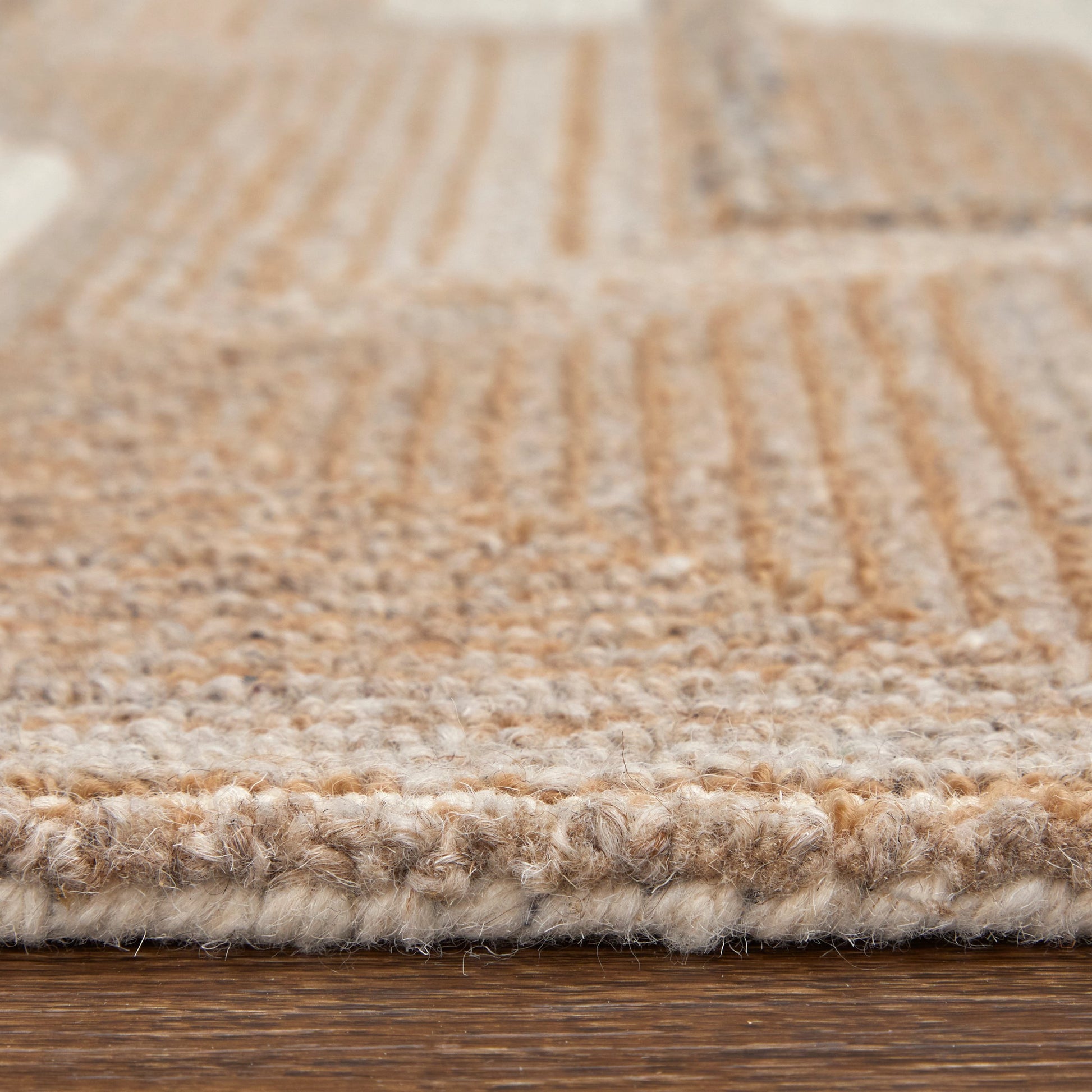 Pollock Geometric Rug - 8954F by Feizy in ivory, brown, tan. Made from wool, nylon in a unique style.