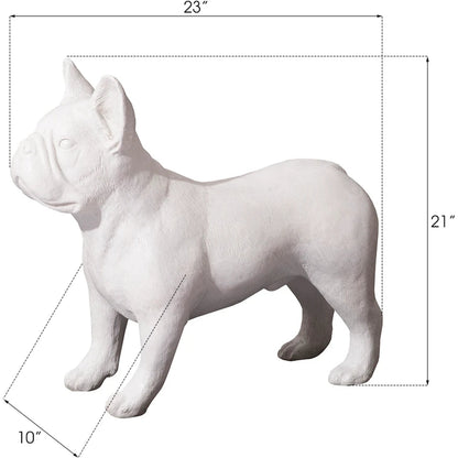 French Bulldog by Phillips Collection. Made from resin in a modern style.