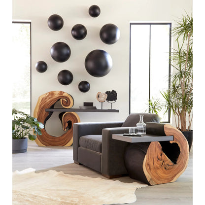 Ball on the Wall by Phillips Collection. Made from resin in a modern style.
