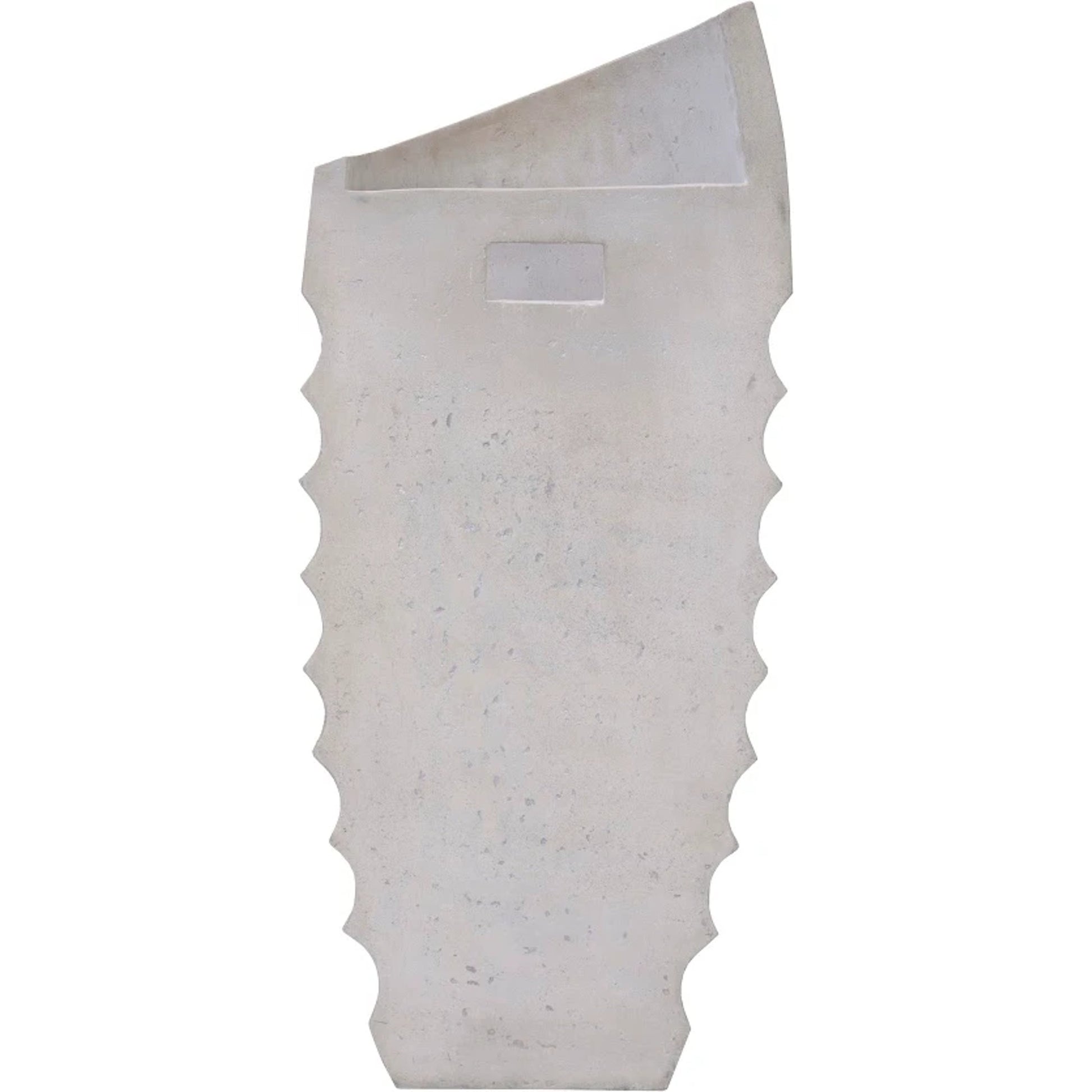 JP Wall Planter by Phillips Collection in off white. Made from resin composite in a transitional style.