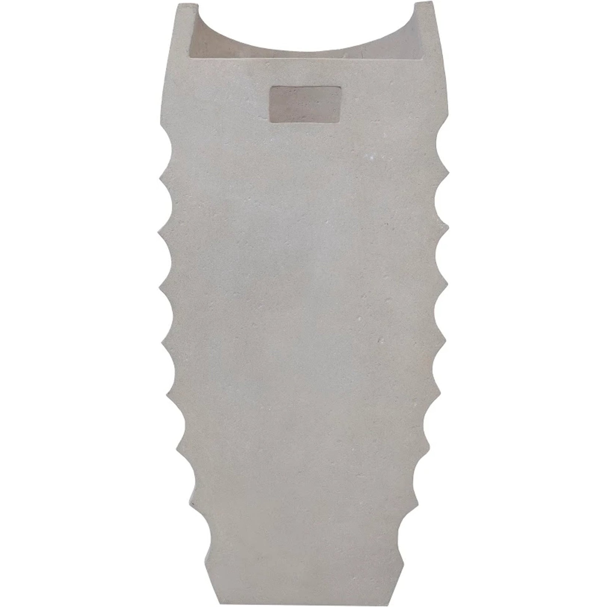 JP Wall Planter by Phillips Collection in off white. Made from resin composite in a transitional style.