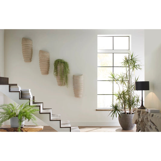JP Wall Planter by Phillips Collection in off white. Made from resin composite in a transitional style.