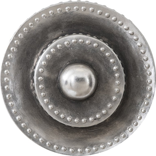 Circles Wall Tile by Phillips Collection in silver leaf. Made from resin in a eclectic & global style.