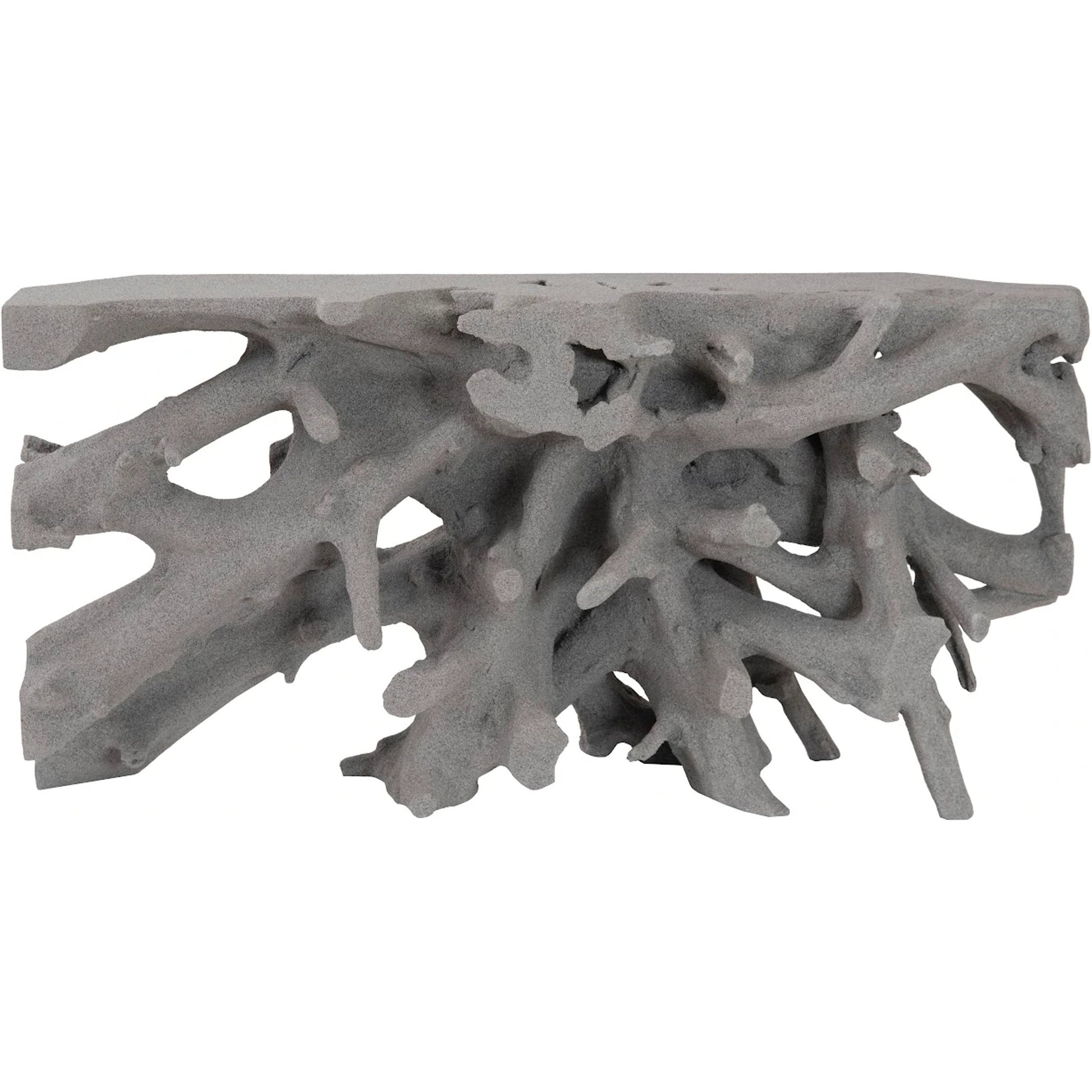 Beau Cast Root Console Table by Phillips Collection. Made from resin in a coastal style.