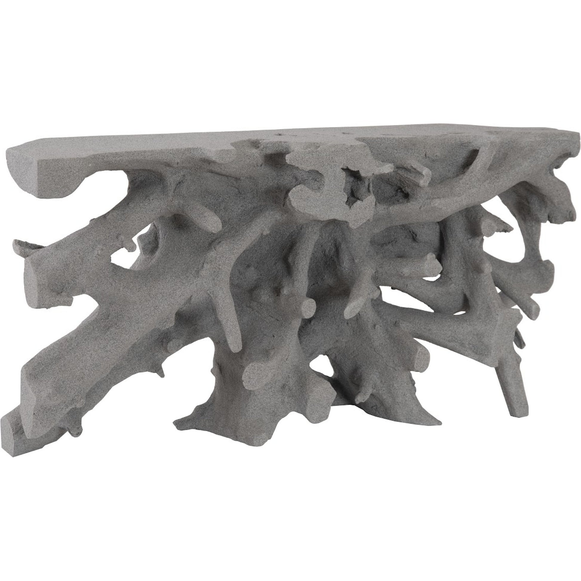 Beau Cast Root Console Table by Phillips Collection. Made from resin in a coastal style.