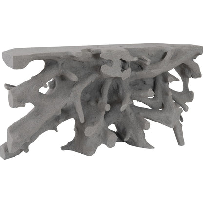 Beau Cast Root Console Table by Phillips Collection. Made from resin in a coastal style.