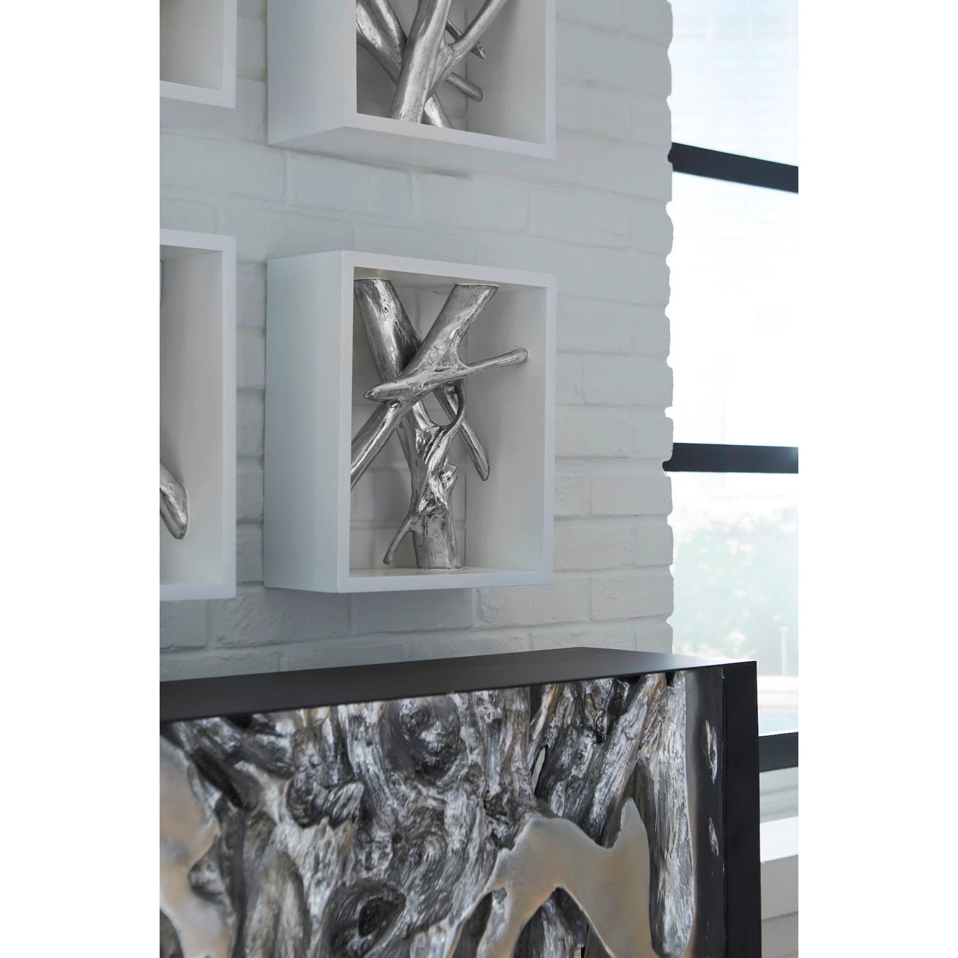 Cast Root Console Table by Phillips Collection. Made from unique in a coastal style.