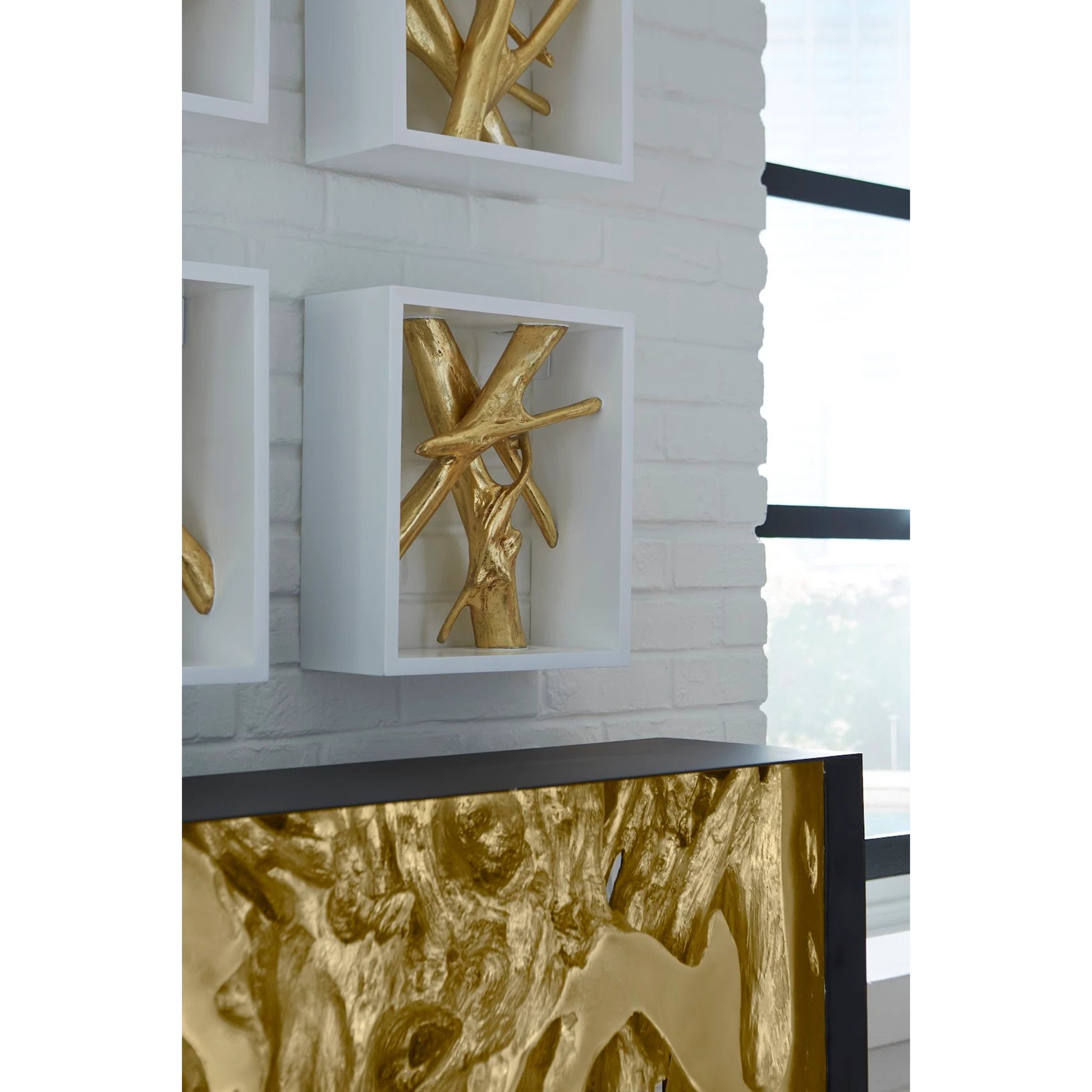 Cast Root Console Table by Phillips Collection. Made from unique in a coastal style.
