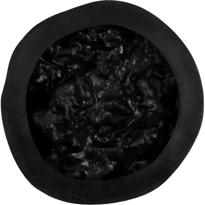 Cast Root Erupting Wall Sculpture by Phillips Collection in silver and silver leaf. Made from resin in a rustic style.